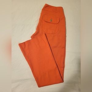 Pale orange flare pants - petit